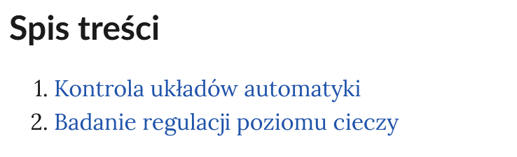 Grafika przedstawia spis treści z dwoma punktami, nawigującymi do części multimedium.