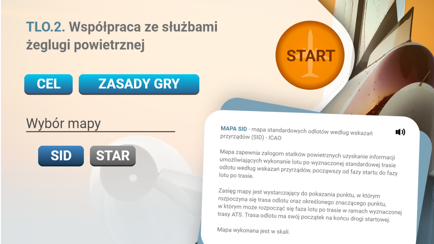 Przykładowy ekran w grze