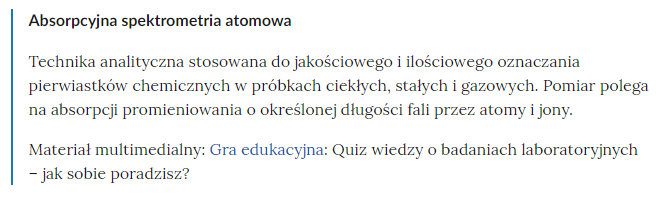 Ilustracja przedstawia pojęcie ze Słownika: Absorpcyjna spektrometria atomowa.