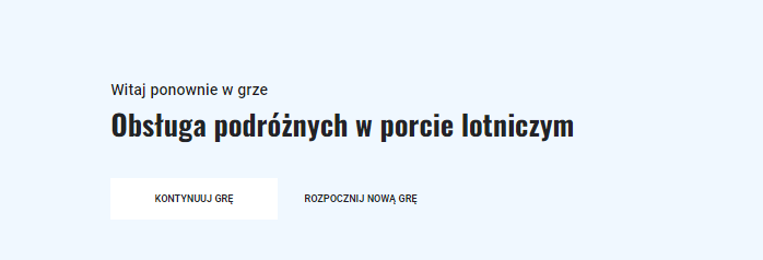 Ekran kontynuacji gry