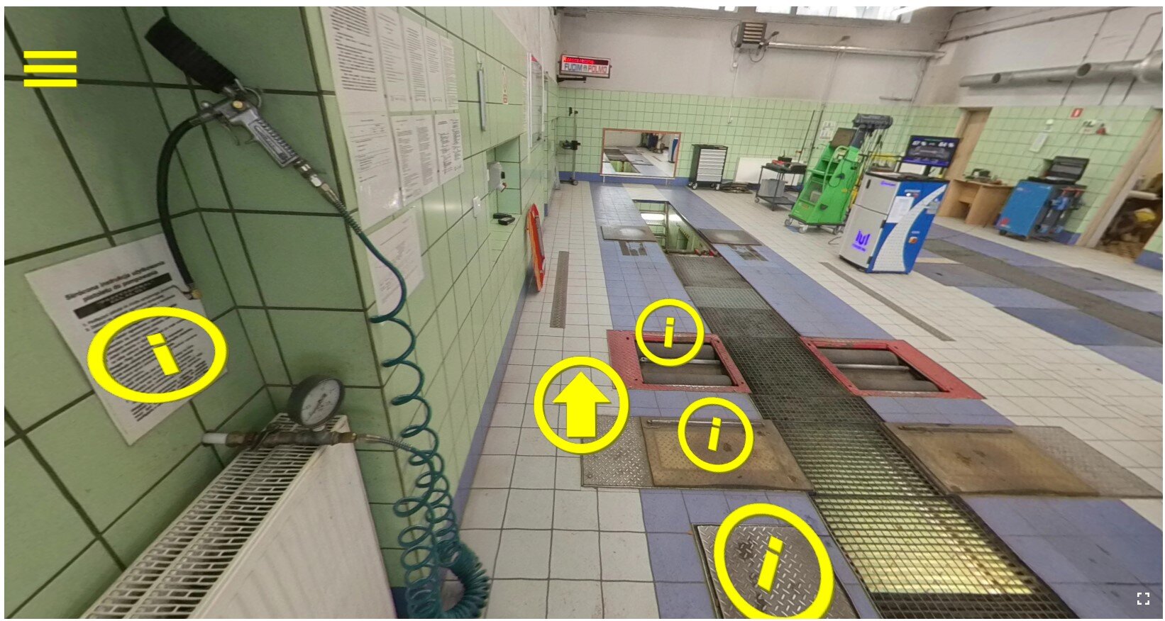 Przykładowy ekran wirtualnego spaceru