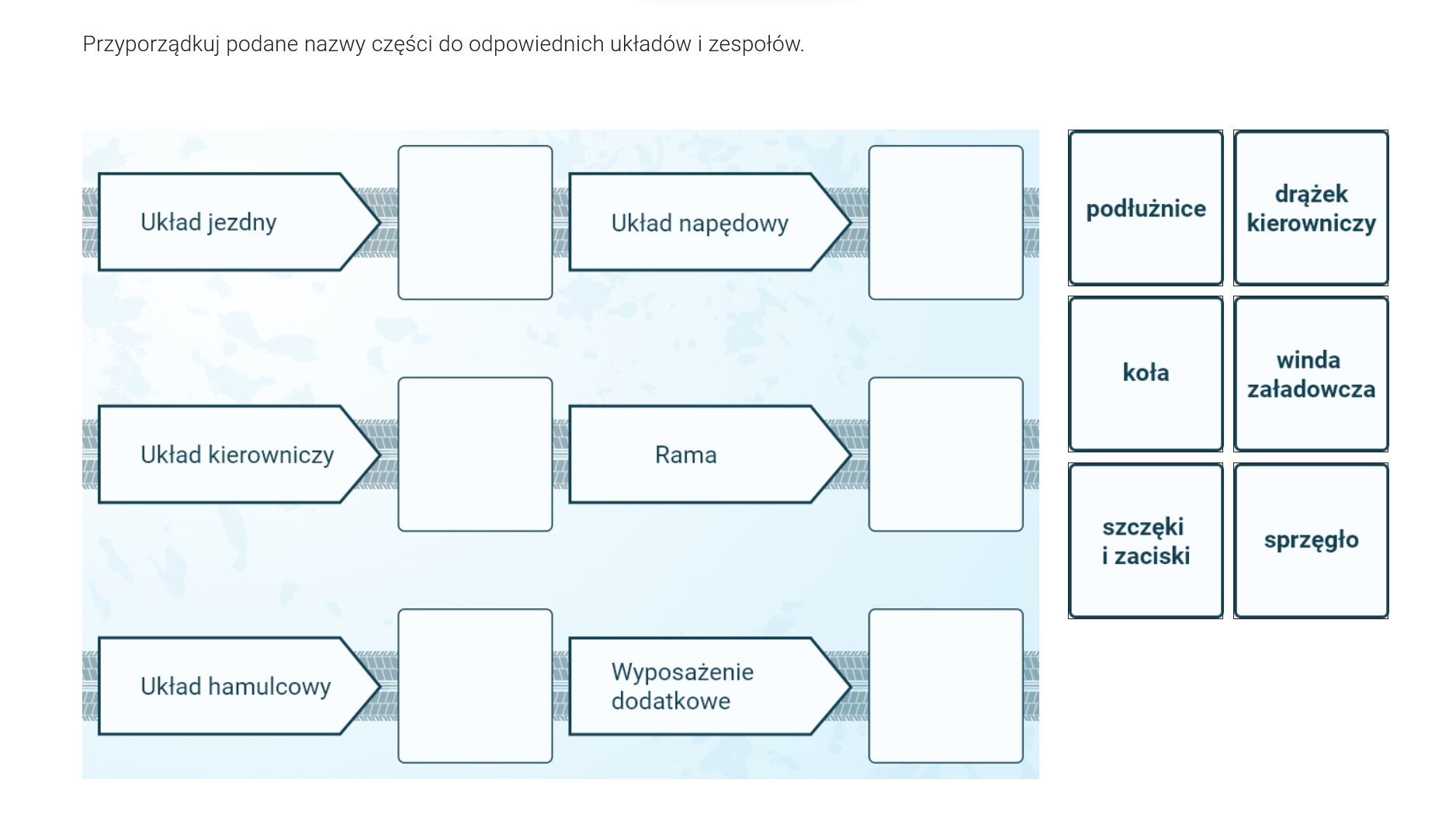Przykładowe pytanie w grze