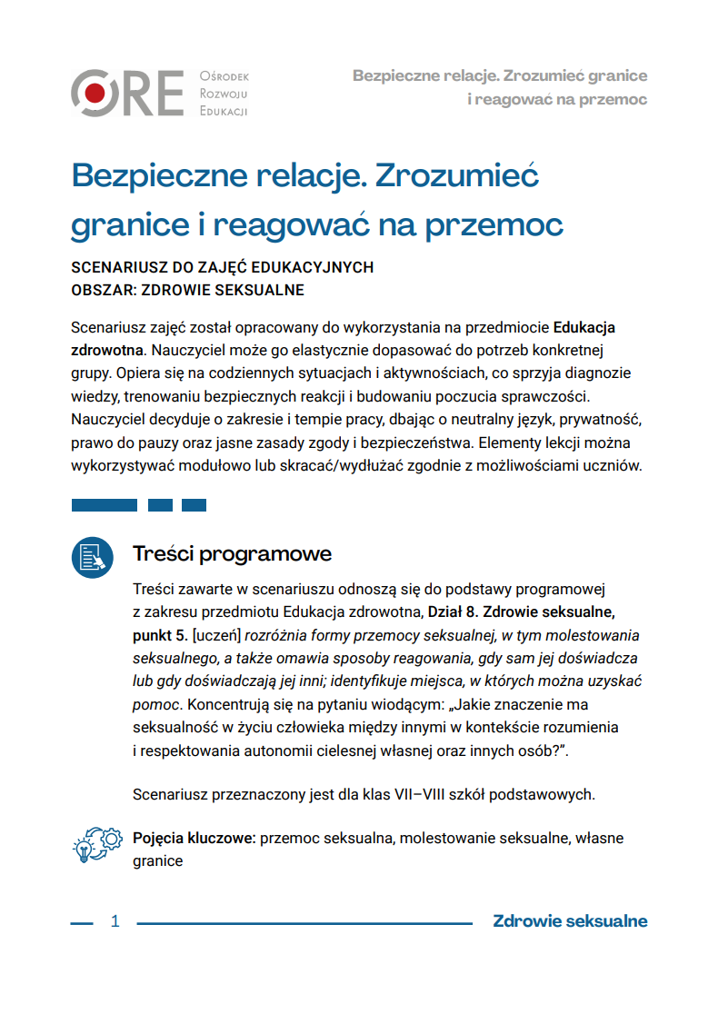 Pobierz plik: Bezpieczne relacje. Zrozumiec granice i reagowac na przemoc.pdf