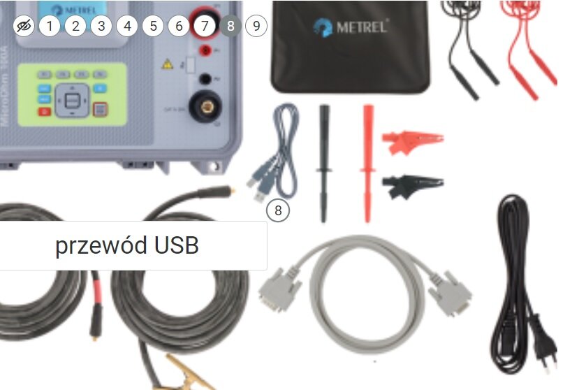 Zrzut ekranu pokazuje przykładowe okienko grafiki interaktywnej. Pokazuje się ono po kliknięciu w numerowany znacznik na grafice. W okienku znajduje się podpis elementu oraz nagranie dźwiękowe z nim tożsame.