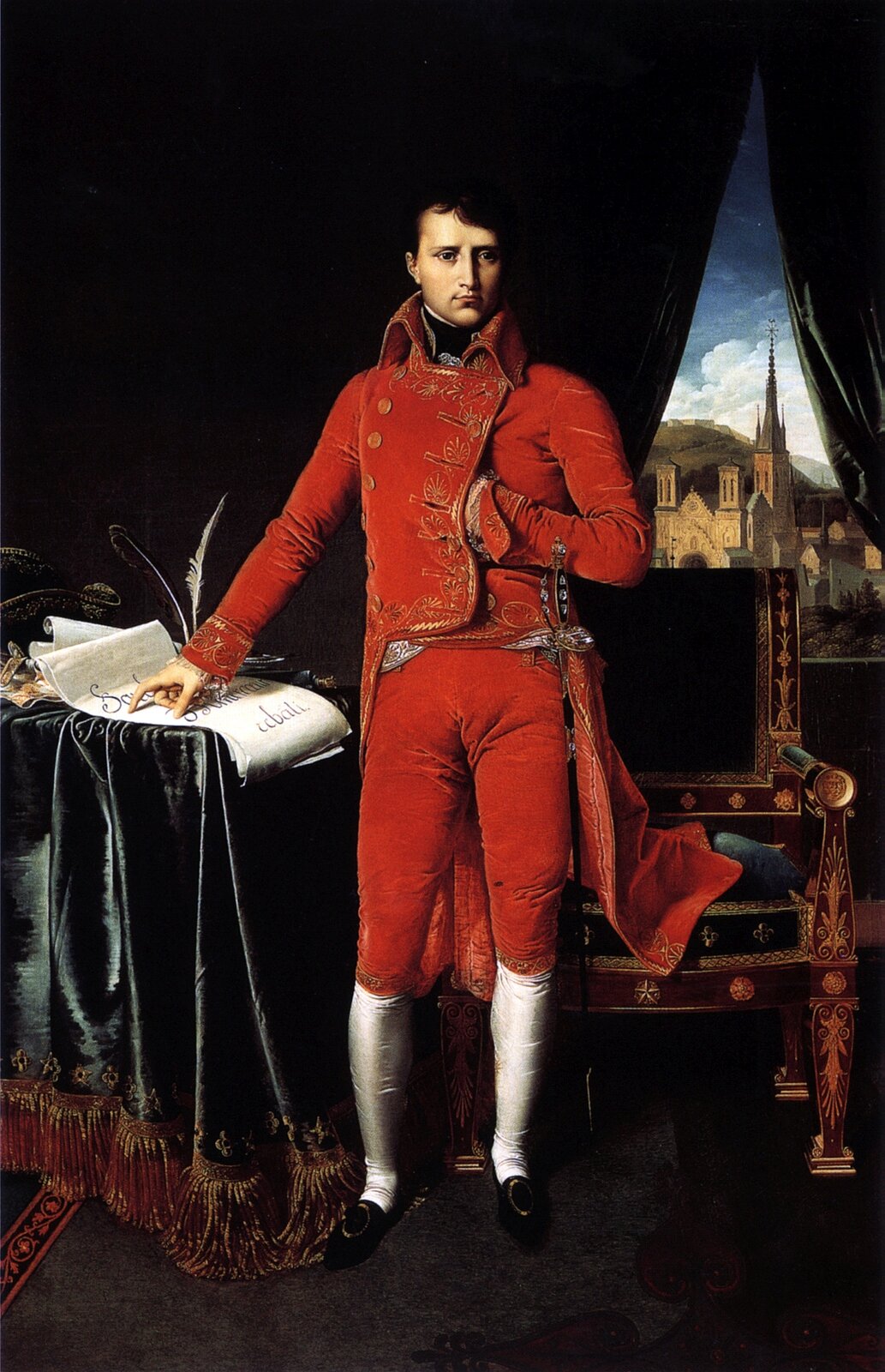  Auguste Ingres, „Napoleon jako pierwszy konsul”
