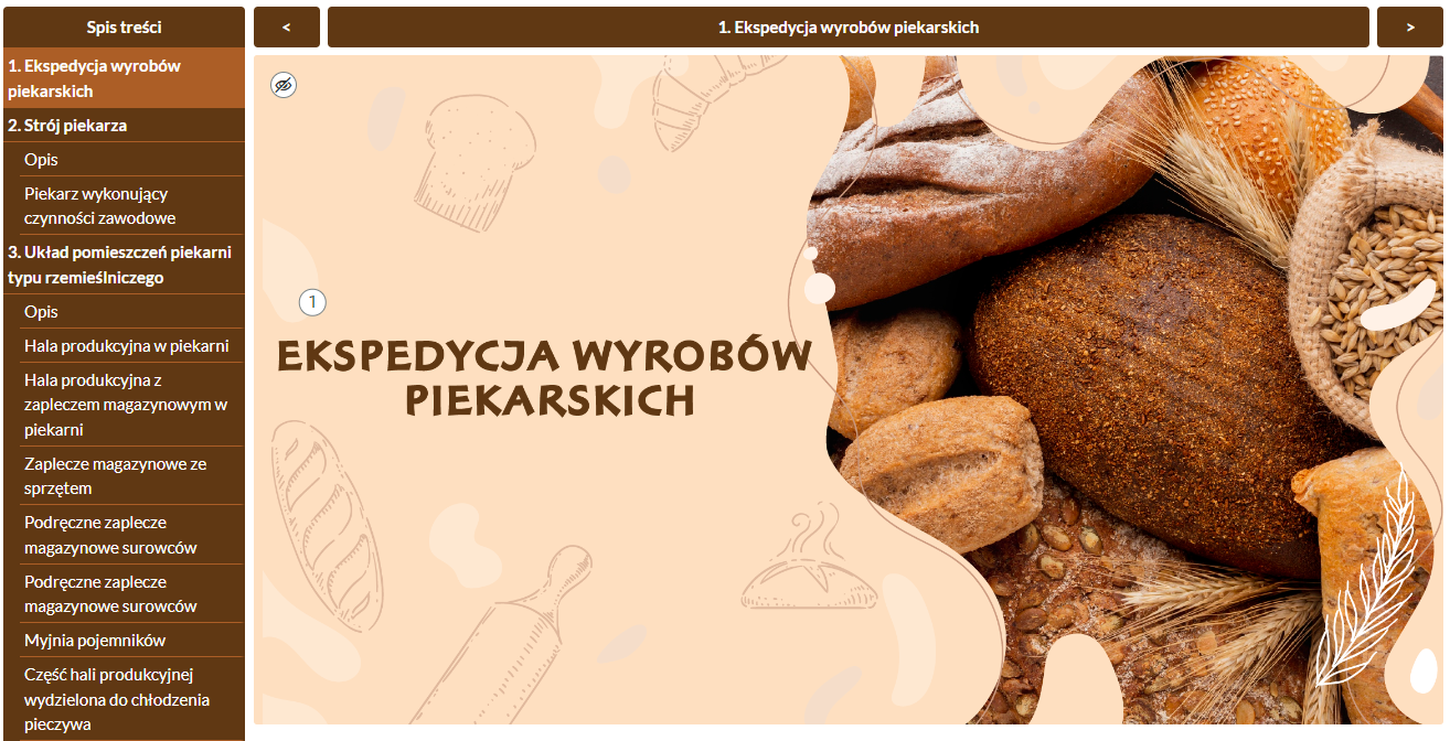 Grafika przedstawia widok ekranu planszy interaktywnej.