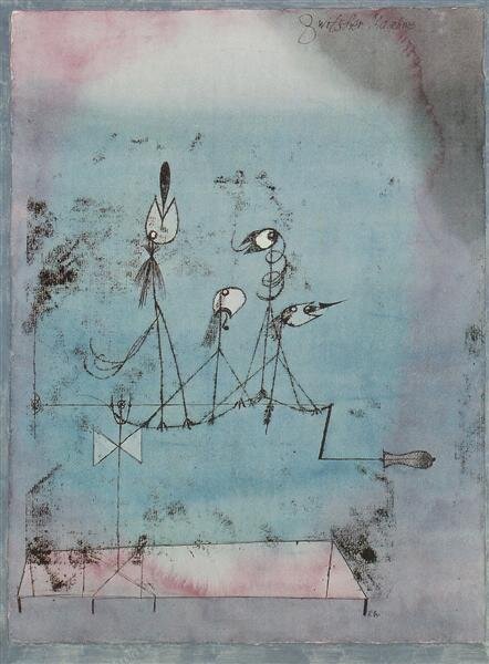 Paul Klee, Ćwierkająca maszyna, 1922