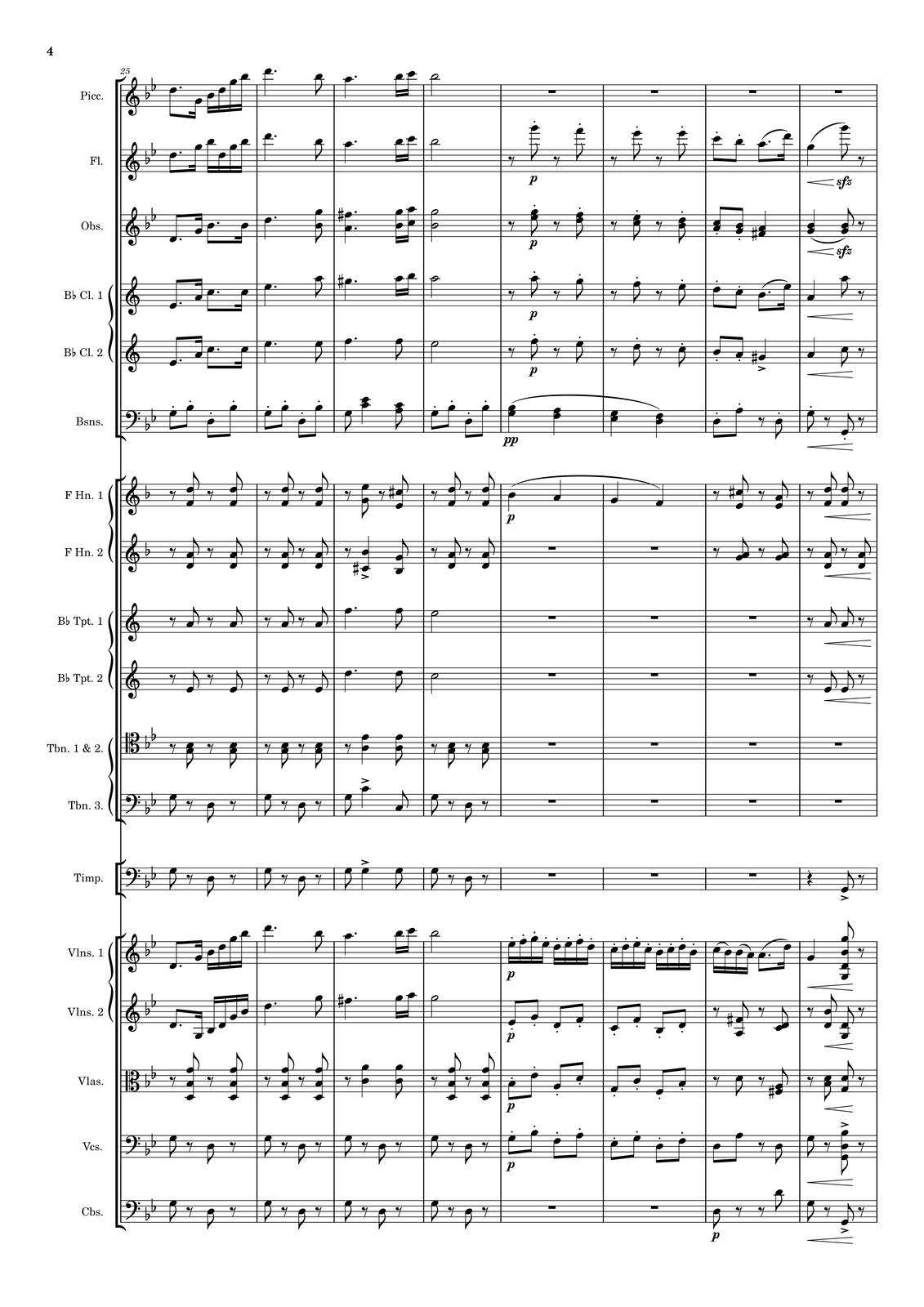 Ilustracja przedstawia stronę partytury utworu.