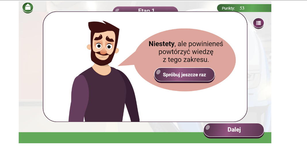 Przykładowy ekran gry