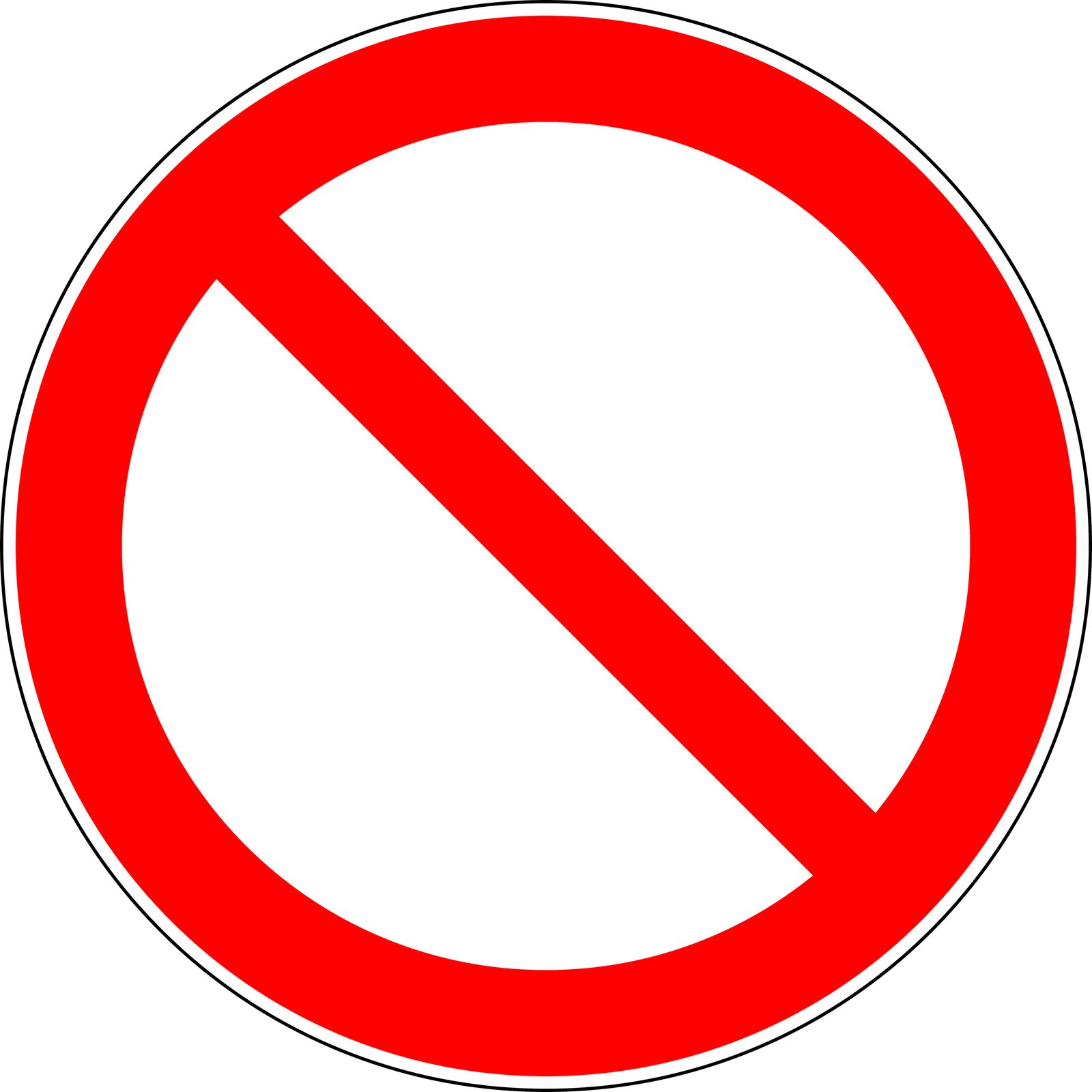 Kolorowa ilustracja przedstawia znak zakazu. Napis nad ilustracją: prohibeō, prohibēre, prohibuī, prohibitum = retineō