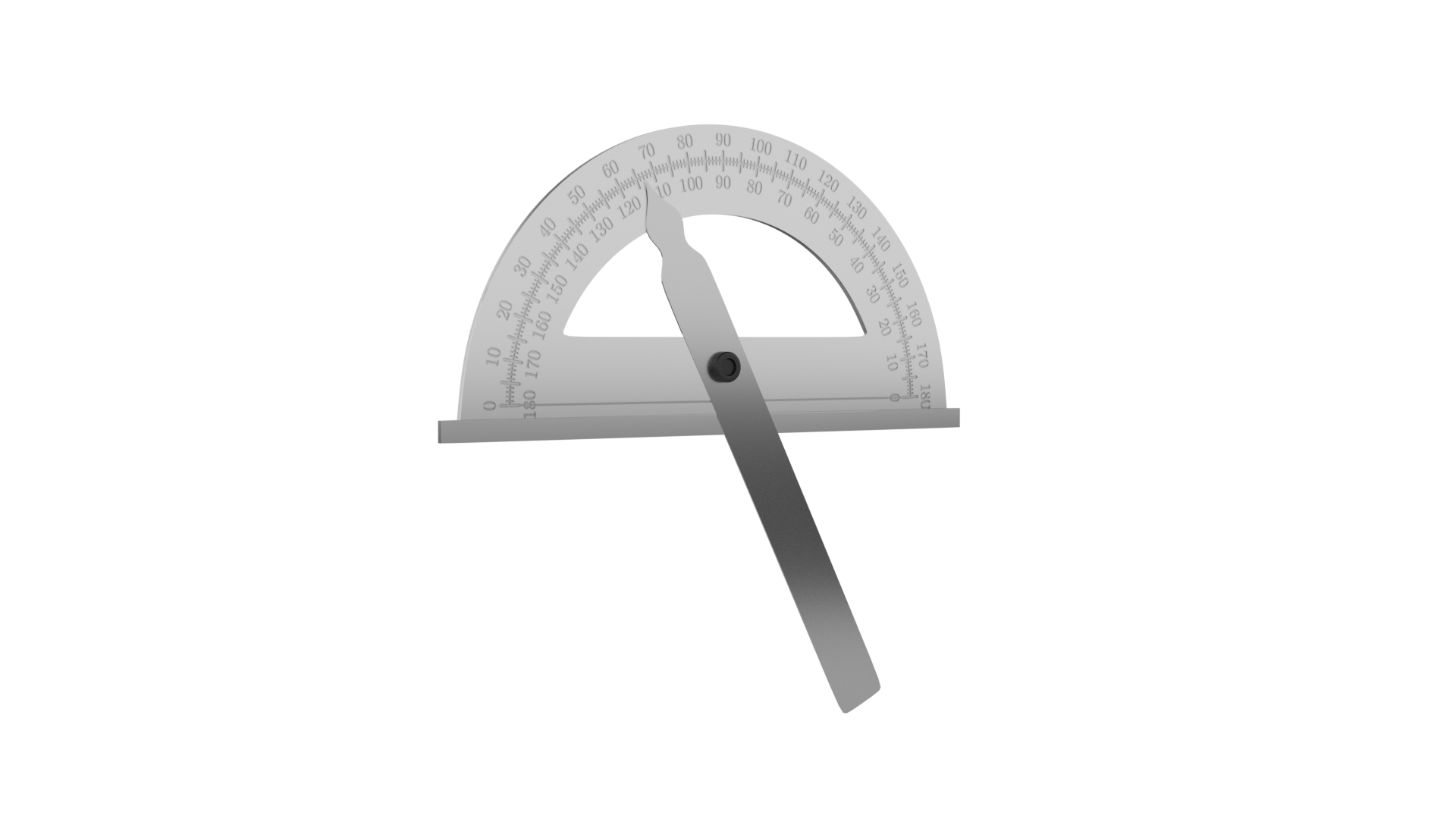 Opis alternatywny dotyczy kątomierza warsztatowego zwykłego z podłużnym wskaźnikiem.