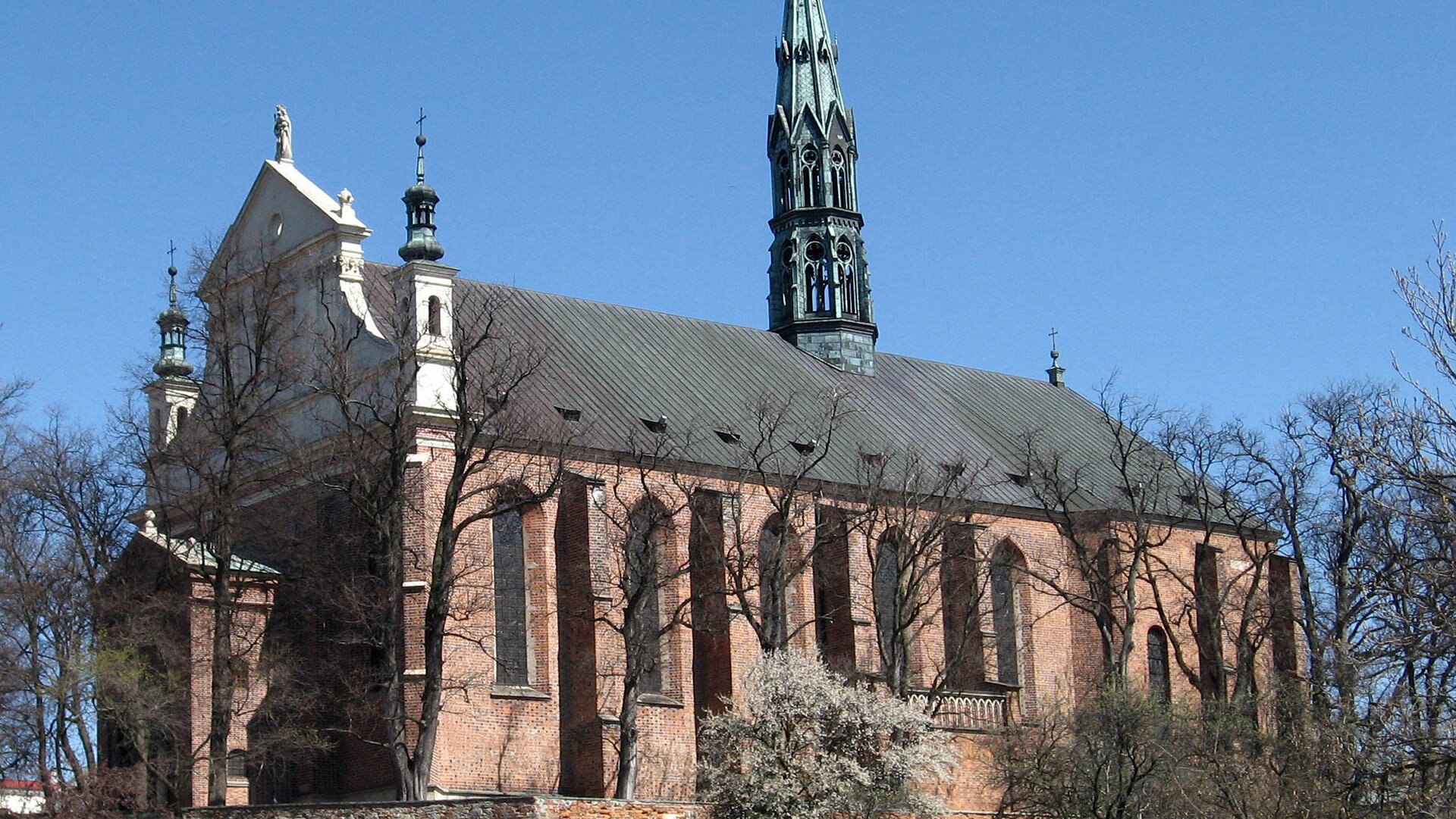 Fotografia barwna przedstawiająca Katedrę w Sandomierzu.