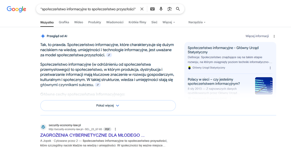 Grafika przedstawia zrzut ekranu z widoczną przeglądarku internetową. 
