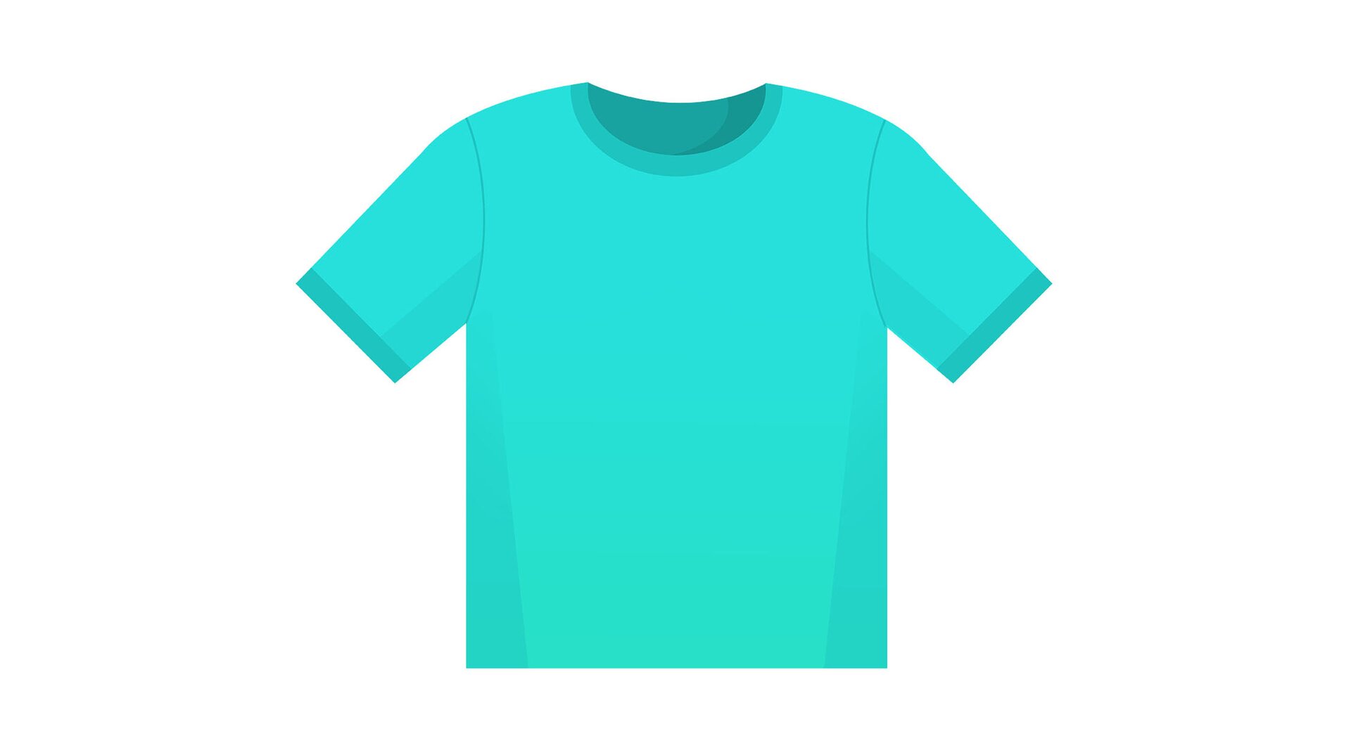 Ilustracja przedstawia niebieską koszulkę.