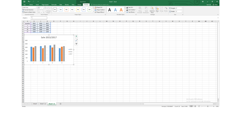  Pokaz slajdów  - Tworzenie wykresu na podstawie kilku serii danych. Instrukcja obsługi z poziomu klawiatury: 1. Uruchomienie aplikacji - ENTER, 2. Na każdym ze slajdów czytany jest automatycznie tekst alternatywny po polsku, 3. Przy pierwszym uruchomieniu na pierwszym slajdzie, czytanie tekstu po angielsku - TAB, 4. Przejście między slajdami: do następnego slajdu - TAB, do poprzedniego slajdu - TAB + SHIFT, 5. Przejście do czytania napisu po angielsku - strzałka w górę + strzałka w dół (czyta tekst po angielsku widoczny na slajdzie). 