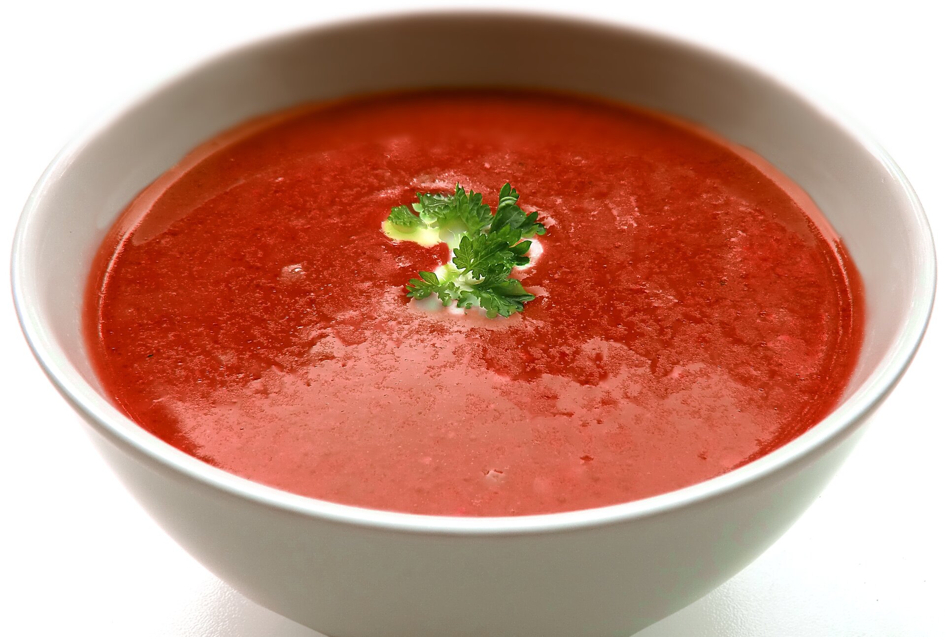 Zupa pomidorowa - zdjęcie stock Źródło: domena publiczna.