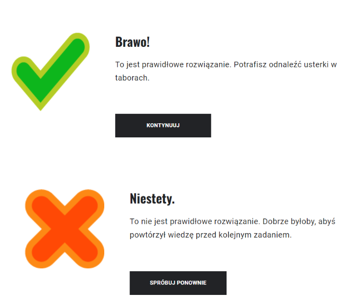 Pozytywna oraz negatywna informacja zwrotna