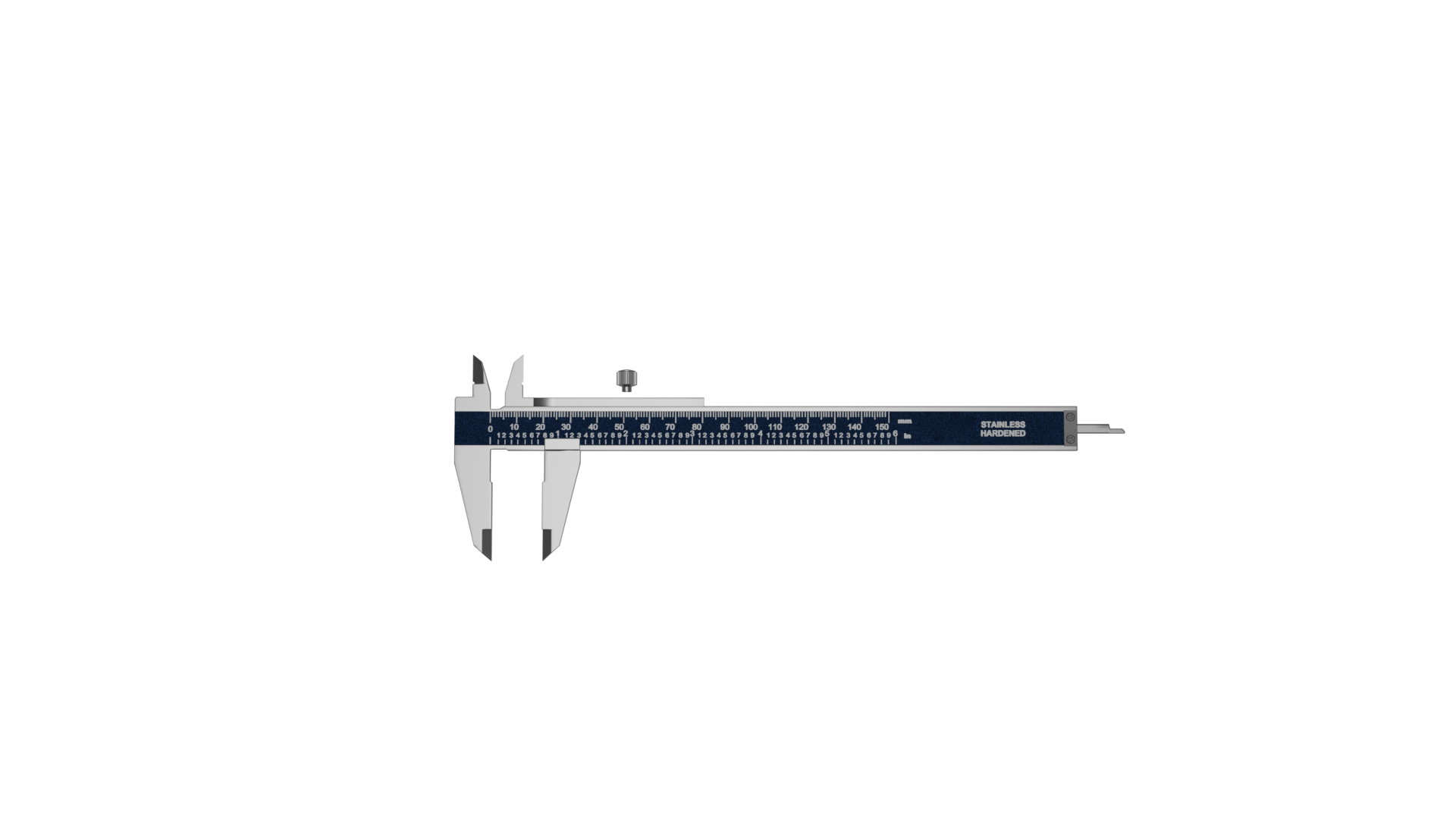 Na grafice przedstawiono suwmiarkę -  urządzenie służące do pomiarów wymiarów zewnętrznych i wewnętrznych przedmiotów oraz ich głębokości. Suwmiarka składa się z płaskiej, długiej podziałki, szczęk oraz głębokościomierza w postaci wysuwanego z podziałki trzpienia. Pomiar suwmiarką dokonuje się przez ujęcie w szczęki narzędzia mierzonego elementu, przesunięcie suwaka tak, by krawędzie detalu stykały się ze szczękami i odczytaniu wyniku pomiaru na podziałce.