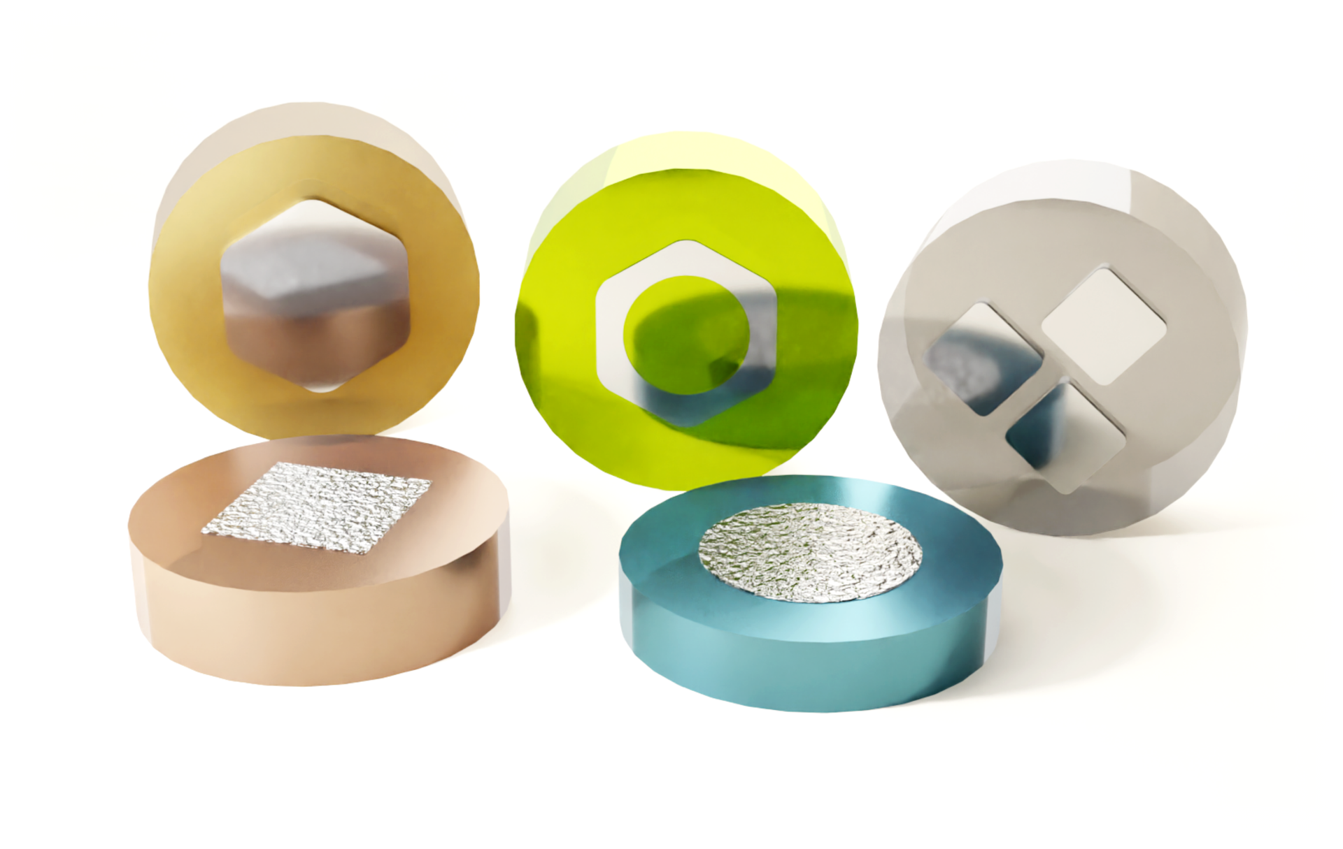 Gotowe inkludowane próbki