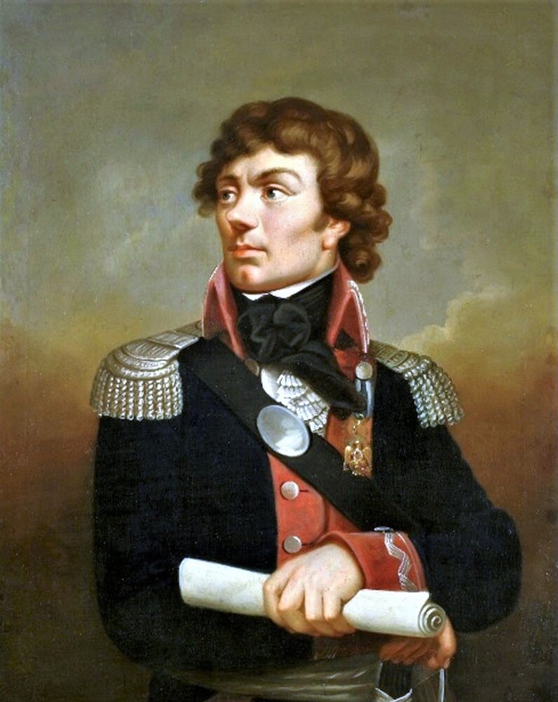 Obraz przedstawiający portret Tadeusza Kościuszko.