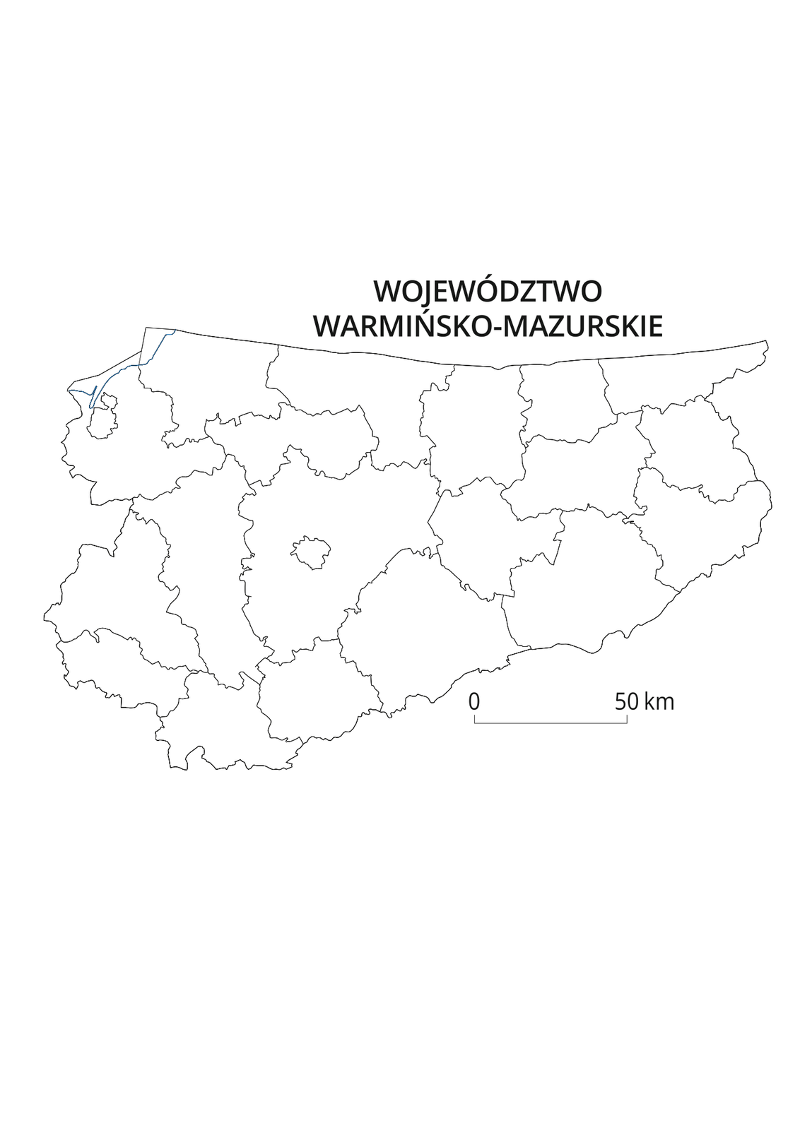 Mapy konturowe województw