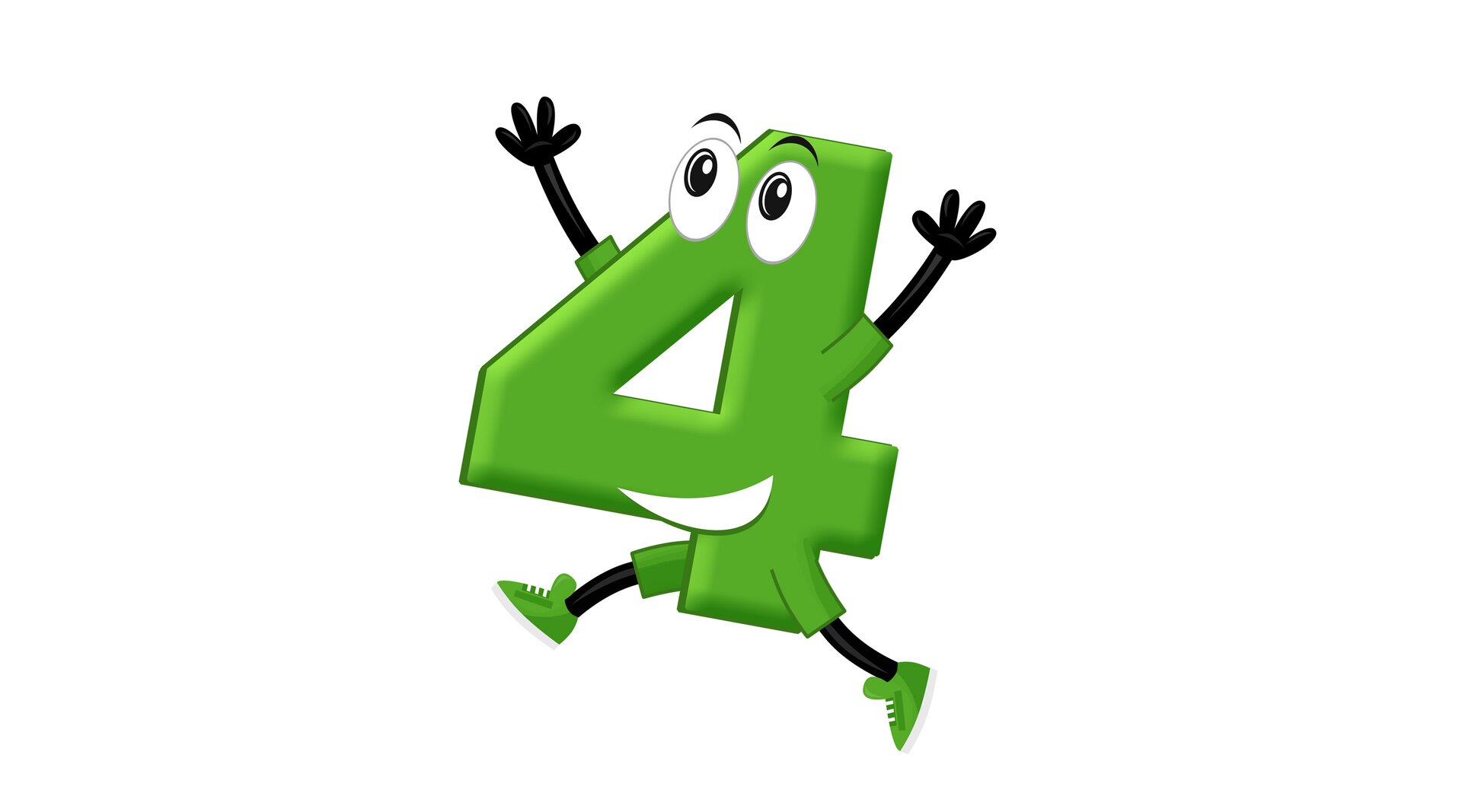 Na ilustracji znajduje się cyfra cztery.