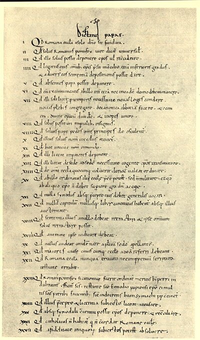 Ilustracja przedstawia pożółkłą kartę zapisaną w języku łacińskim.