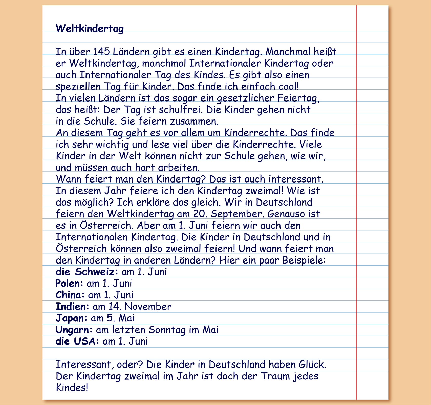 Ilustracja przedstawia ręcznie zapisaną notatkę. Transkrypcja notatki dostępna jest poniżej. 