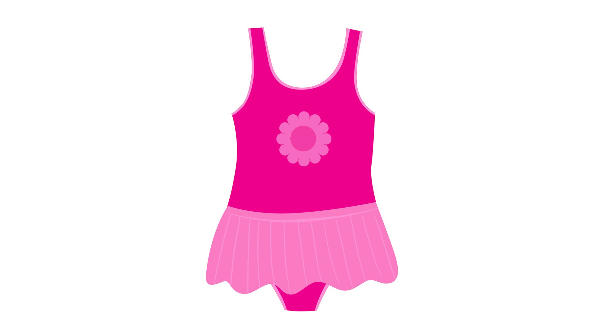 Ilustracja przedstawia strój kąpielowy