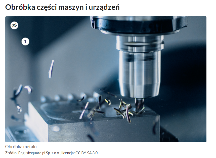 Widok otwartych treści materiałów atlasu