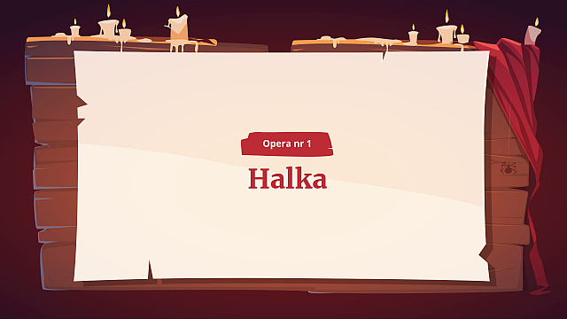 Slajd z napisem: Opera nr 1 „Halka”