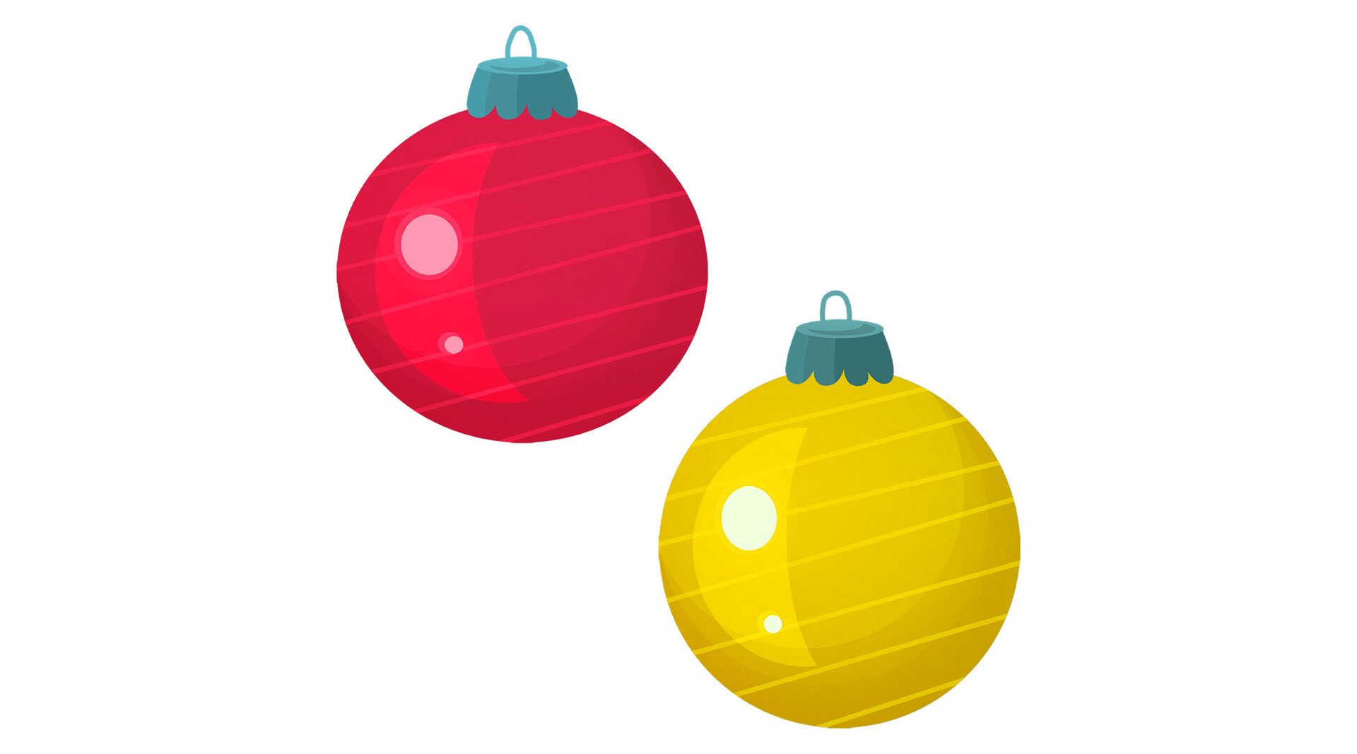 Na ilustracji znajdują się bombki.