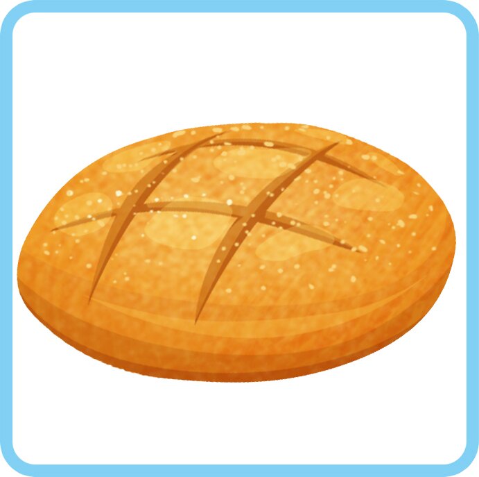 Ilustracja przedstawia bochenek chleba.