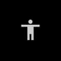 Grafika przedstawia ikonę wyłączenia alternatywnej ścieżki. Ma postać szarej sylwetki stojącego ludzika z rozpostartymi ramionami.