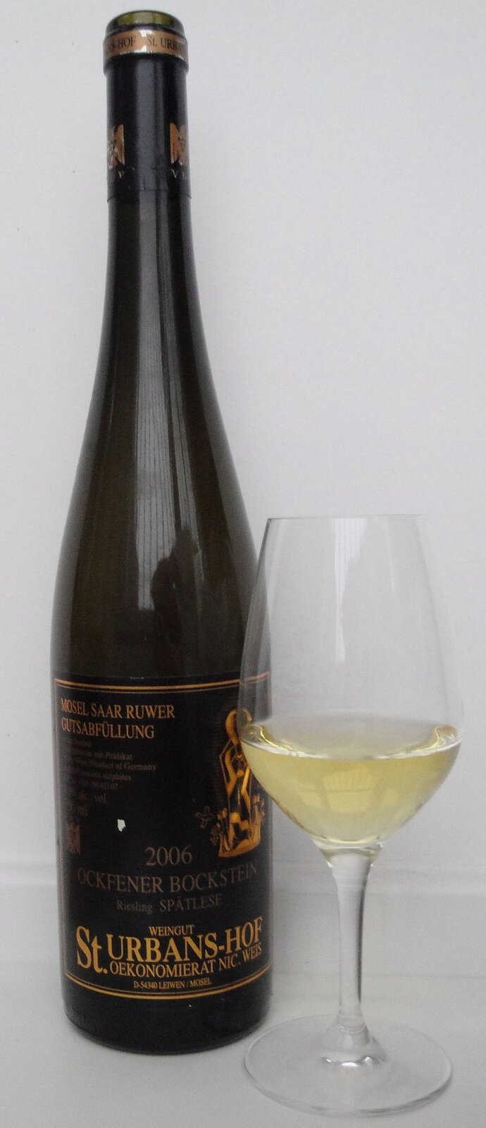 Riesling Spätlese z regionu uprawy nad Mozelą (obszar Saar)