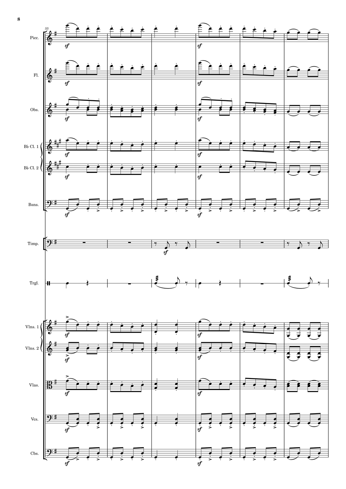 Ilustracja przedstawia stronę partytury utworu.