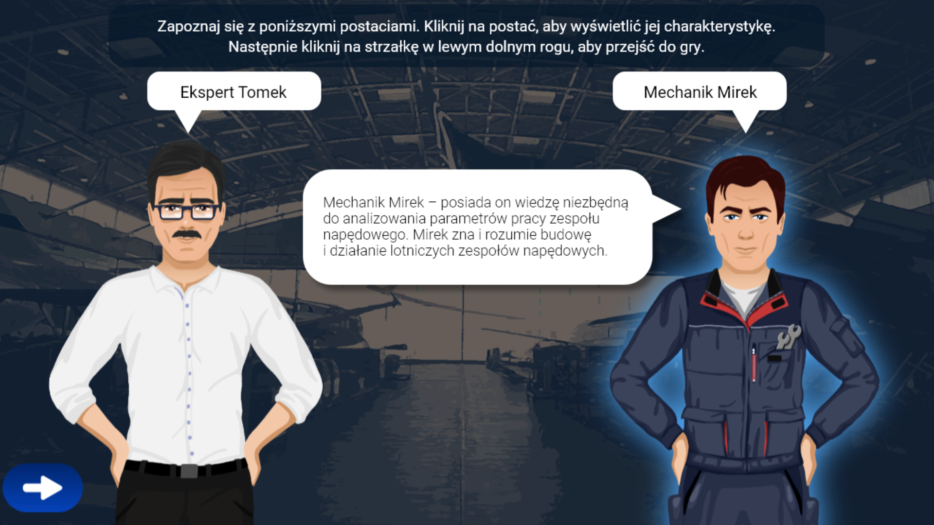 Przykładowy ekran gry