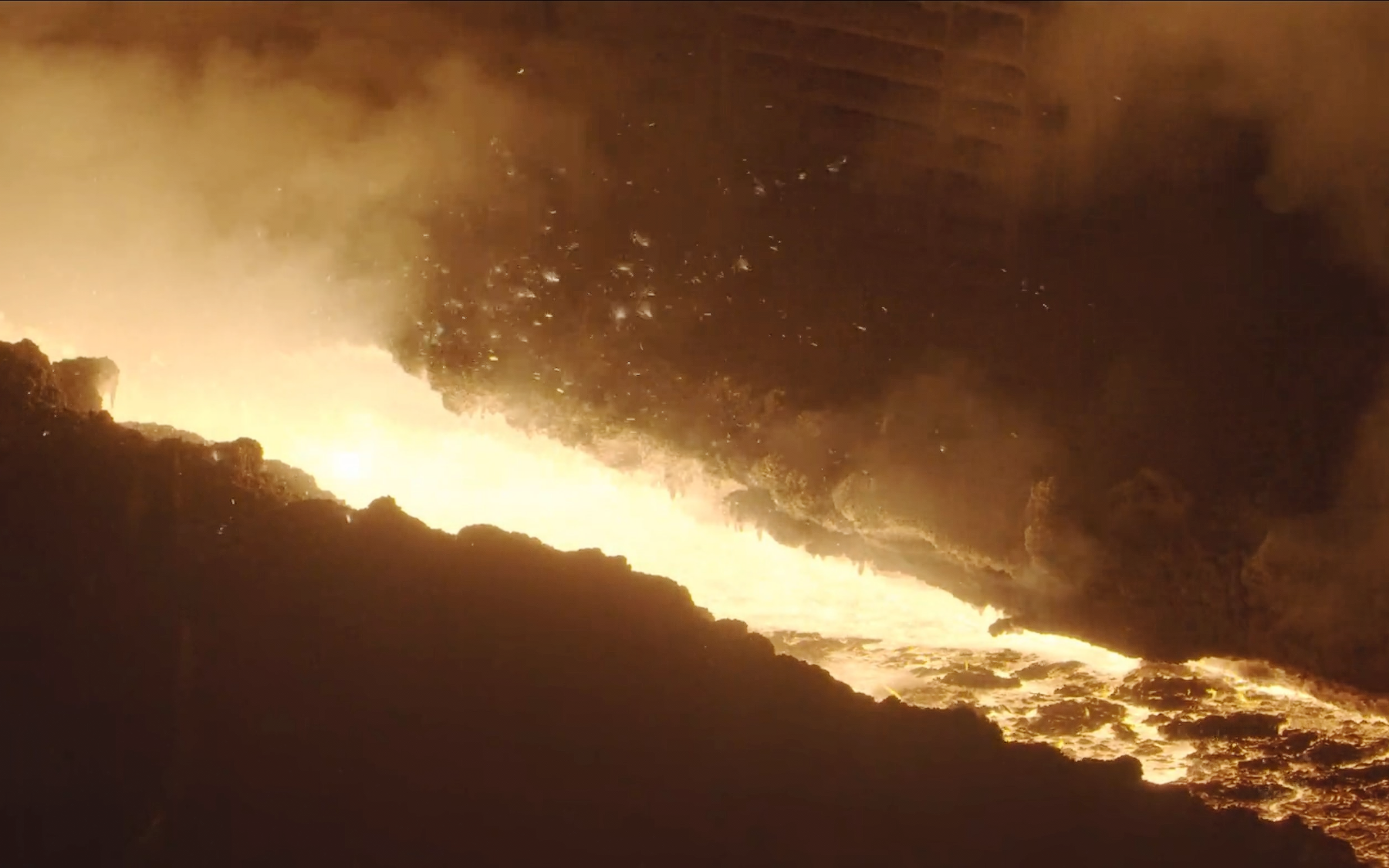 Sput surówki z Wielkiego Pieca