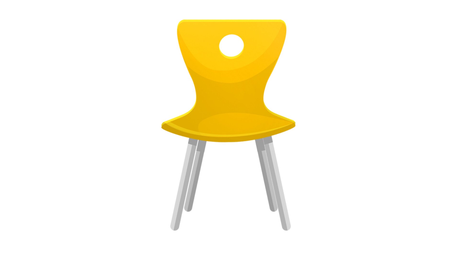 Ilustracja przedstawia krzesło