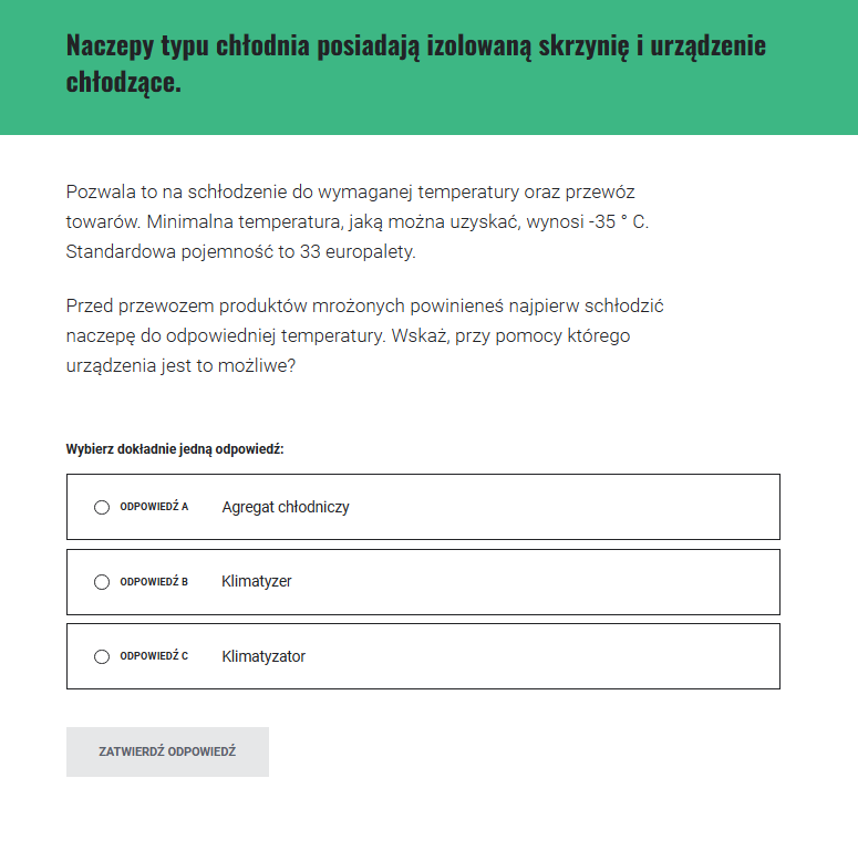 Przykładowe zadanie w grze edukacyjnej