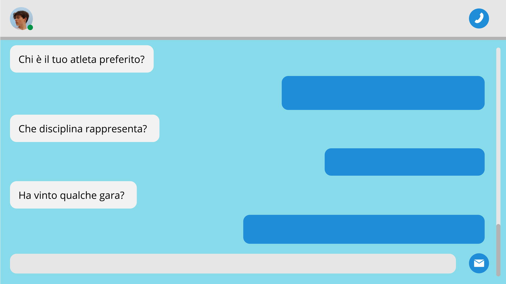 Rozmawiamy o sportowcach.