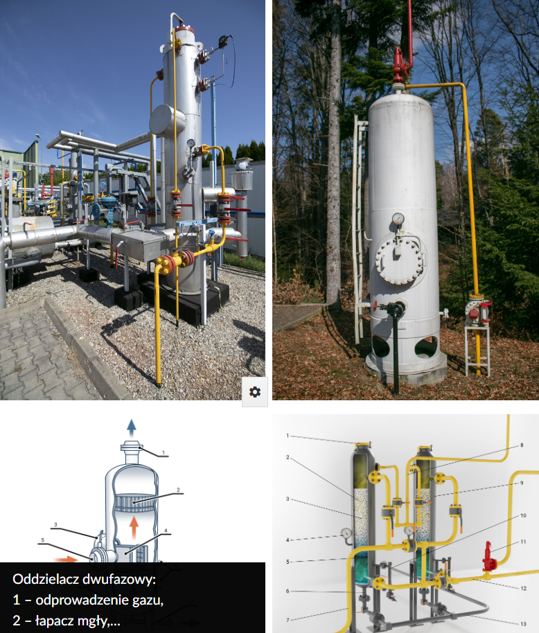 Zdjęcie przedstawia przykładową galerię zdjęć w formie siatki. Zdjęcia są umieszczone obok siebie. U dołu jednego z nich widoczny jest czarny pasek, na którym wyświetlony jest opis tego zdjęcia.