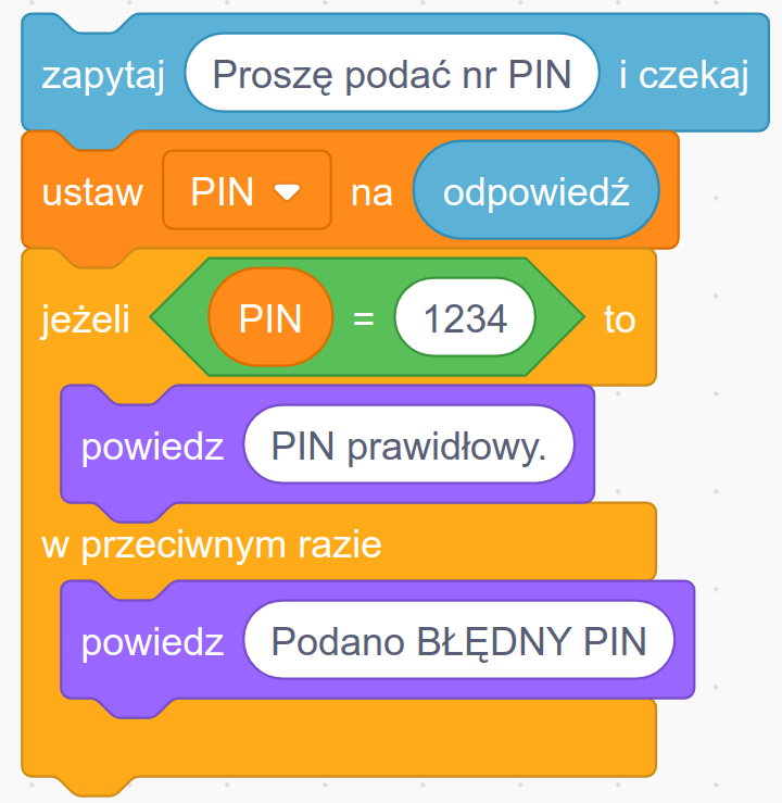 Schemat blokowy w Scratch.