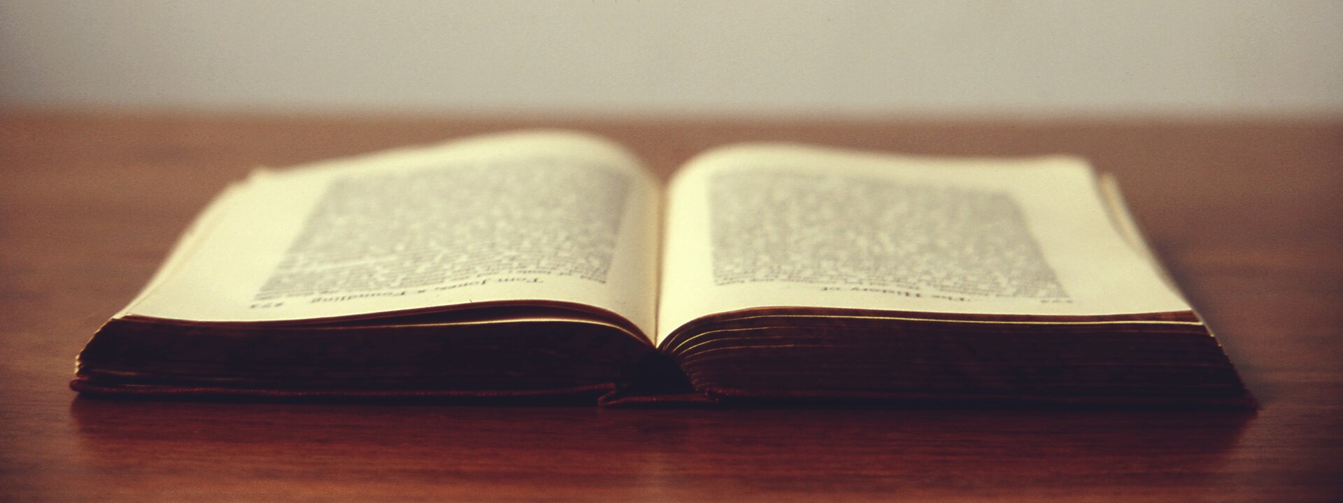 Zdjęcie otwartej książki.