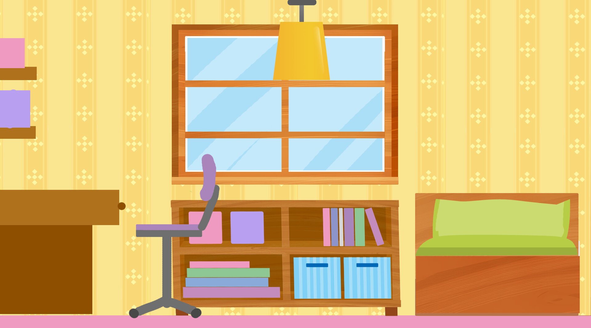Na ilustracji znajduje się pokój dziecka.