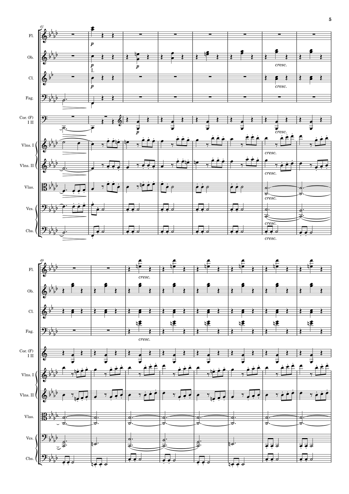 Ilustracja przedstawia stronę partytury utworu.