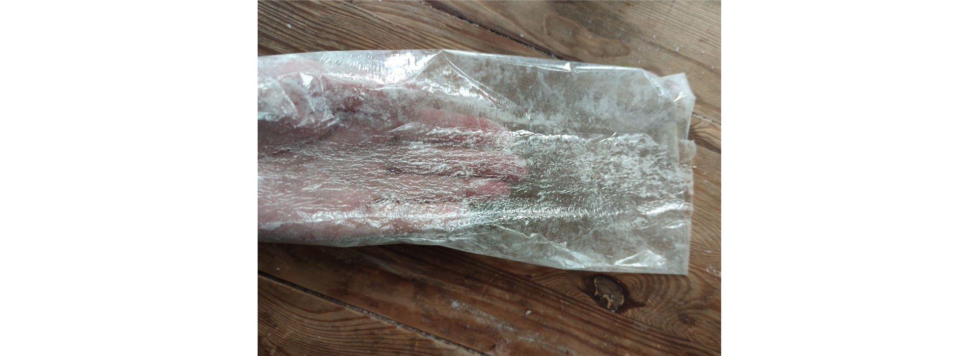 Zdjęcie 4. Foliowy rękaw wytalkowany w całości na wewnętrznej powierzchni. 