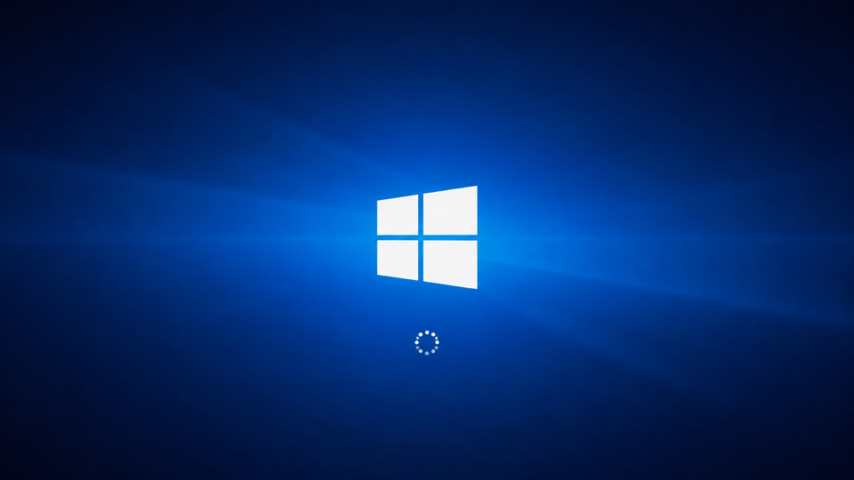Na zdjęciu widać zrzut ekrany pokazujący ekran powitalny systemu Windows jedenaście Głównym elementem zdjęcia jest błękitna tapeta. Tapeta przedstawia niebieskie fale w różnych odcieniach. W górnej części, na środku znajduje się informacja dotycząca czasu, dnia tygodnia oraz daty. Dzień tygodnia oraz data znajdują się pod godziną. Przykładowo na zdjęciu. Godzina: szesnasta dwadzieścia trzy. Dzień tygodnia: czwartek. Data: pierwszy czerwca.