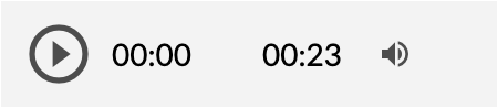 Schemat interaktywny Przykładowy widok panelu audio schematu interaktywnego. Widoczne są ikony nawigacyjne pozwalające na: uruchomienie pliku audio (w okręgu znajduje się trójkątna strzałka skierowana w prawo), wyświetlenie czasu jego trwania (na ilustracji czas 00:00) i zmianę głośności (na ilustracji obok czasu 00:23 jest ikona głośnika).