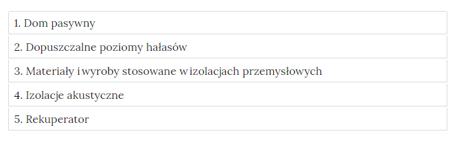 Przykładowy wygląd zakładek zawierających interaktywne materiały sprawdzające